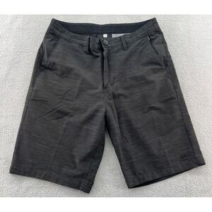 Billabong Shorts Men's Sz 32 Dark Gray Chinos Stretch Performance 9" Inseam